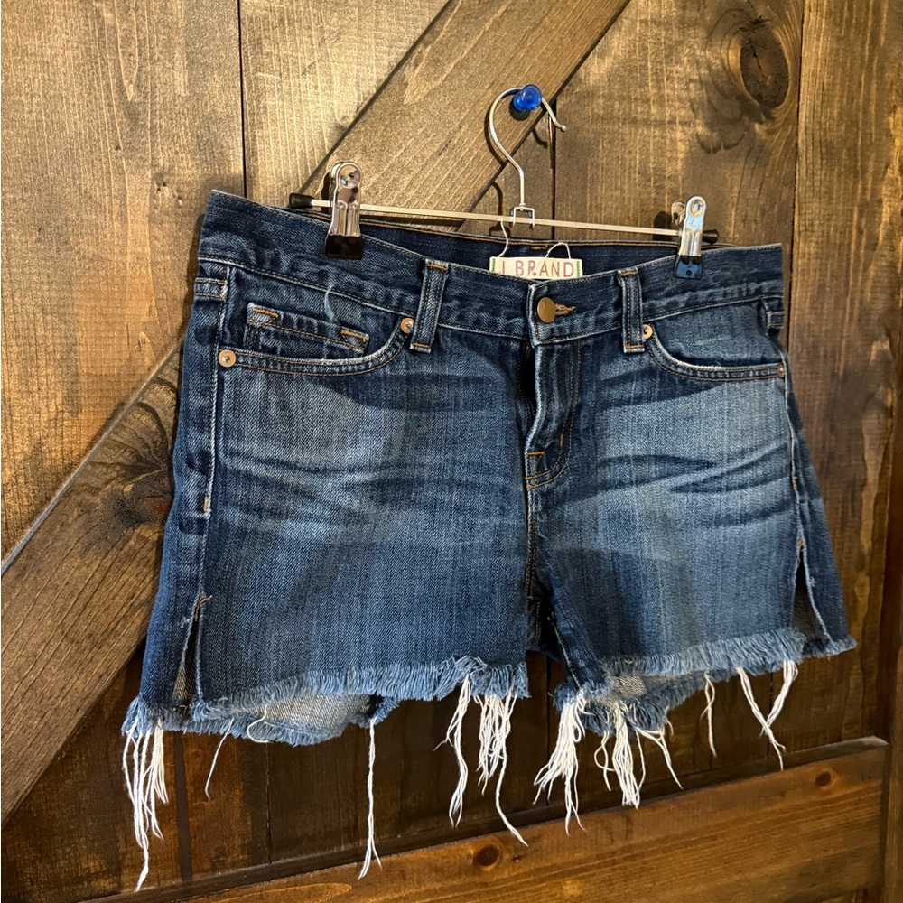 J Brand Blue Denim Shorts